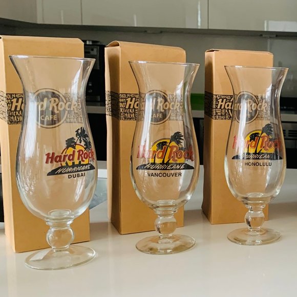 Hard Rock Café Hurricane Glasses | Price is Firm | - Picture 5 of 8
